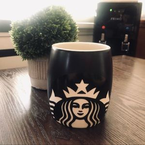 Starbucks black matte mug
